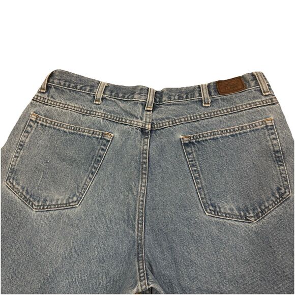LL Bean Natural Fit Men’s Jeans Size 38×29 Medium Wash Straight Leg Jeans - Picture 6 of 7